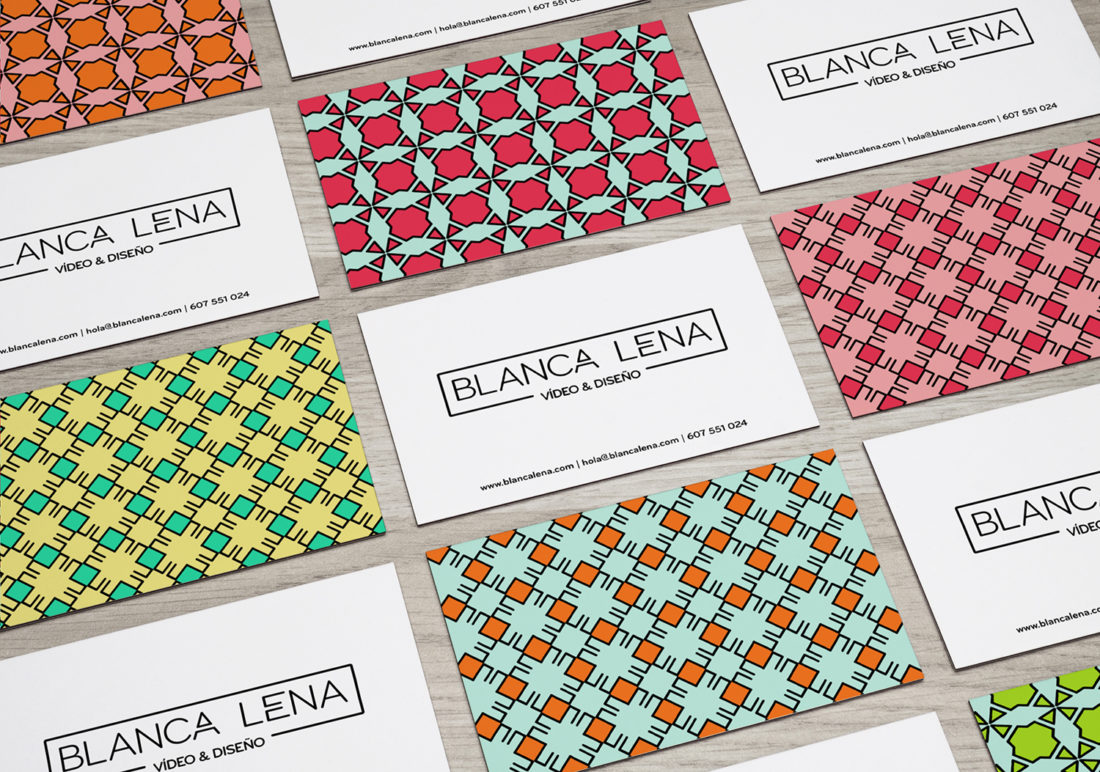 Tarjetas Blanca Lena Diseño Gráfico